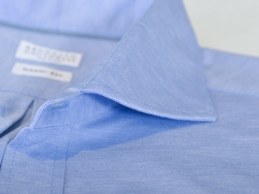 Brunello Cucinelli NWT Blue Basic Fit Jersey Shirt