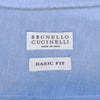 Brunello Cucinelli NWT Blue Basic Fit Jersey Shirt