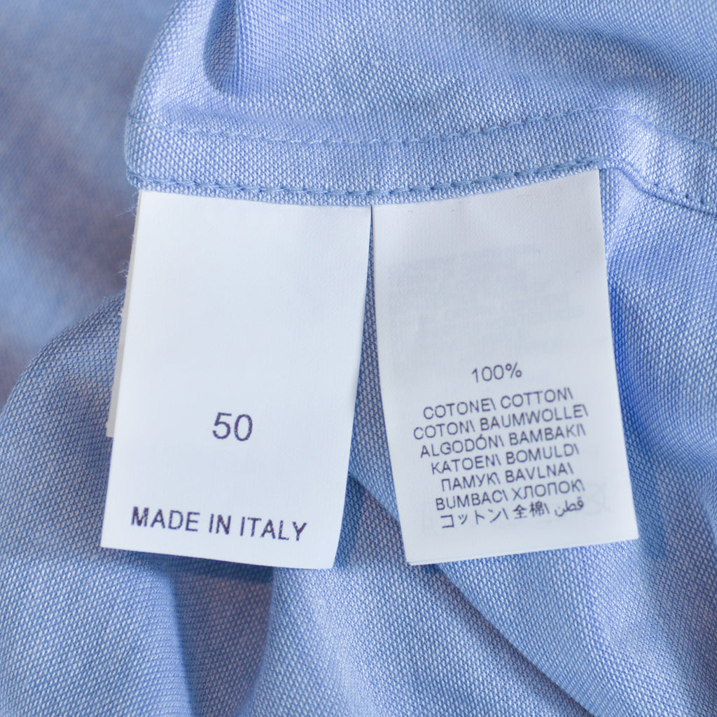 Brunello Cucinelli NWT Blue Basic Fit Jersey Shirt