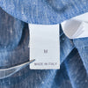 Brunello Cucinelli Blue Leisure Fit Linen Blend Jersey Shirt