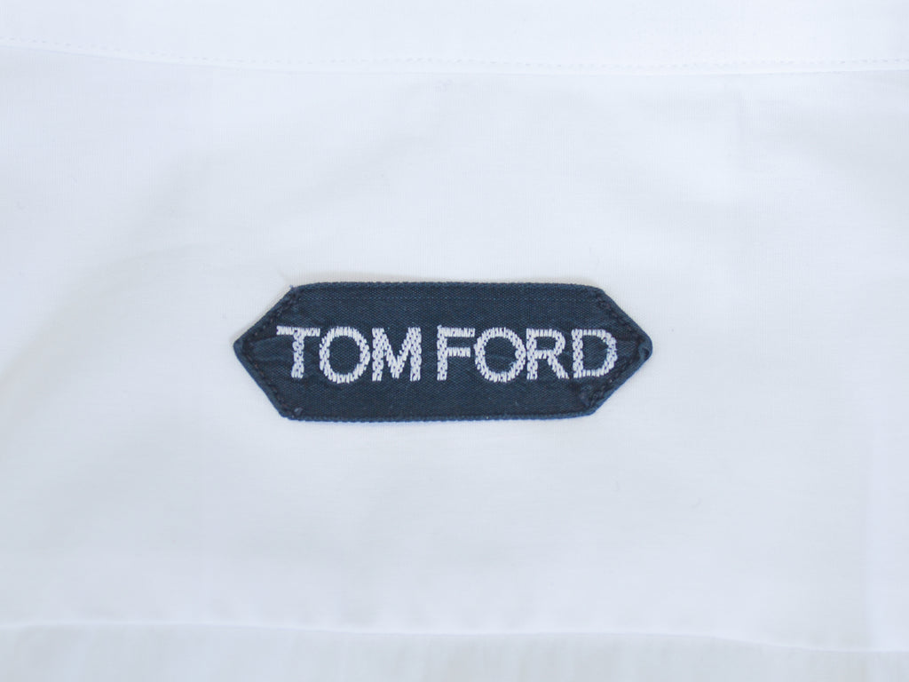 Tom Ford White Cotton Dress Shirt