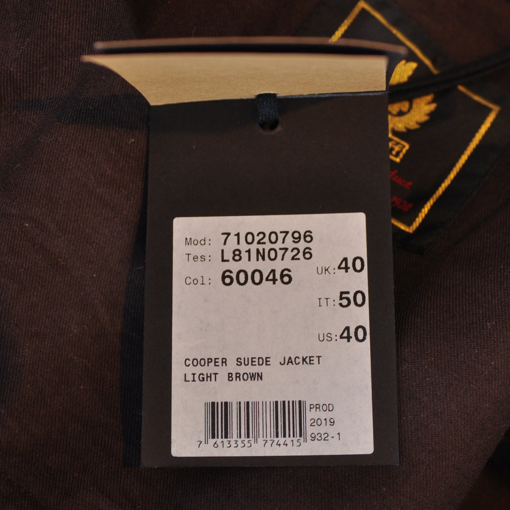 Belstaff Brown Suede Cooper Jacket