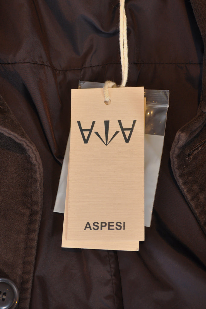 Aspesi Brown Tadao Winter Moleskin Jacket