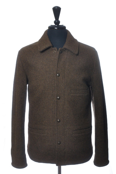 Wallace & Barnes Green Tweed Skiff Jacket
