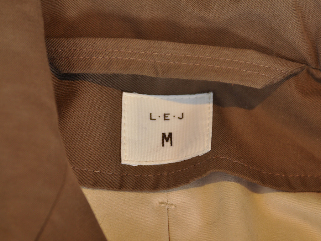 L.E.J. NWT Khaki Brown Belted Trench Coat