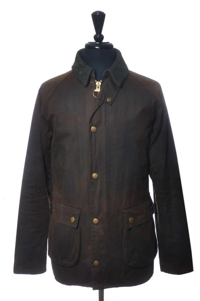 Barbour Brown Waxed Cotton Bedale Moons Jacket