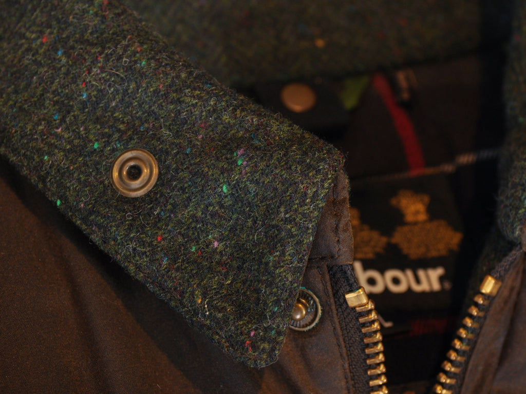 Barbour Brown Waxed Cotton Bedale Moons Jacket