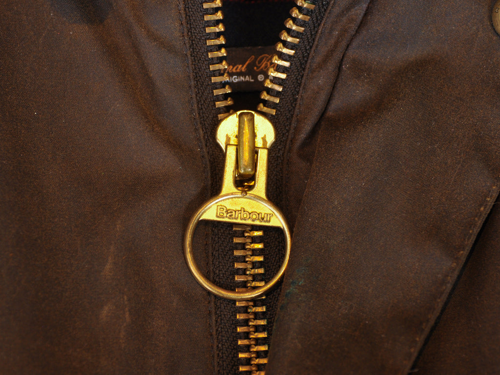 Barbour Brown Waxed Cotton Bedale Moons Jacket