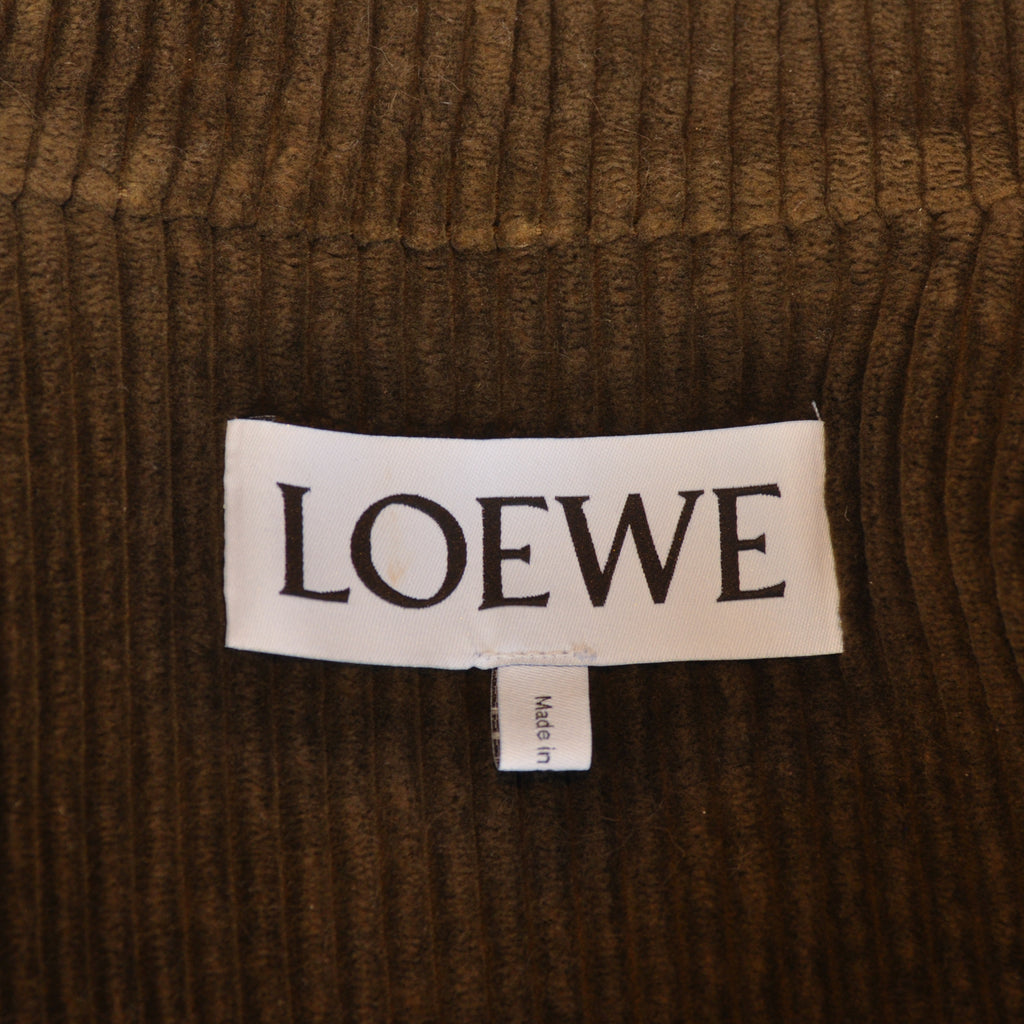 Loewe NWT Khaki Green Corduroy Jacket