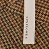 Sunflower Brown Houndstooth Moon Shetland Tweed Coat