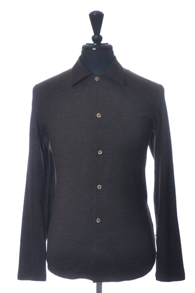 Barena Brown Rocola Tonel Knit Shirt