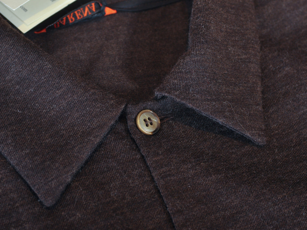 Barena Brown Rocola Tonel Knit Shirt