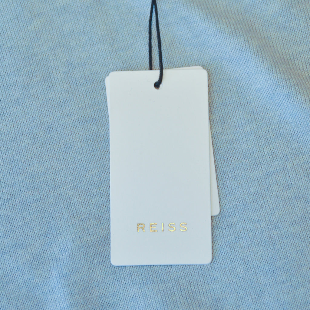 Reiss Soft Blue Justice Crew Neck Sweater