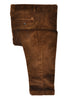 AMI Cognac Brown Corduroy Oversized Carrot Fit Trouser