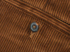 AMI Cognac Brown Corduroy Oversized Carrot Fit Trouser
