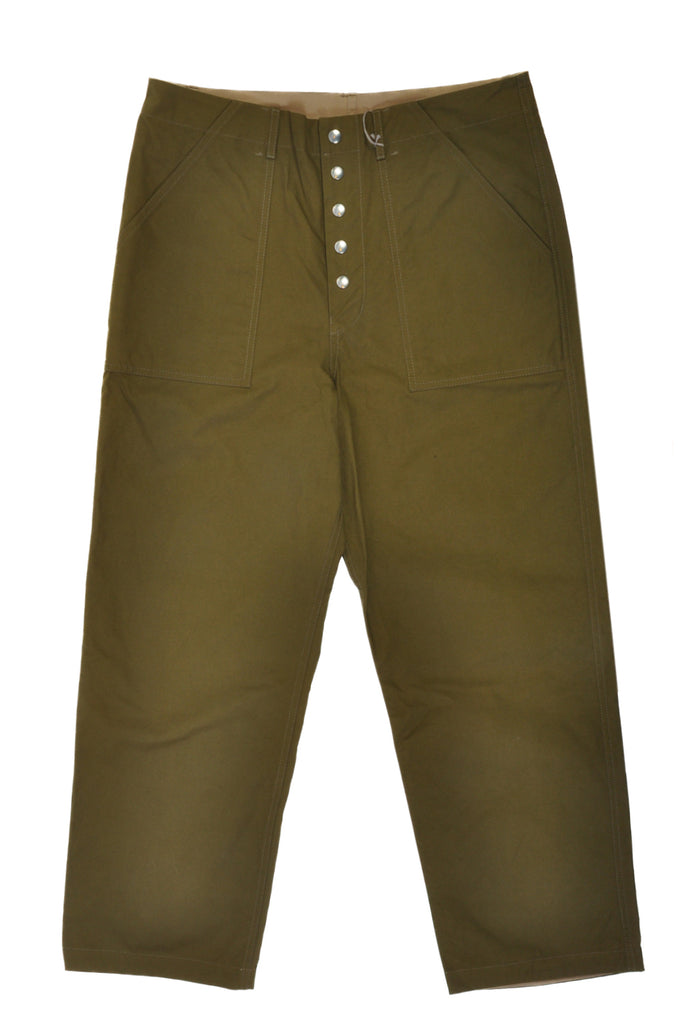 Marni Khaki Green Reversible Work Pants