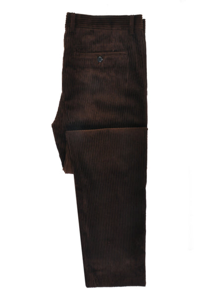 AMI Alexandre Mattiusi Brown Whale Corduroy Pants