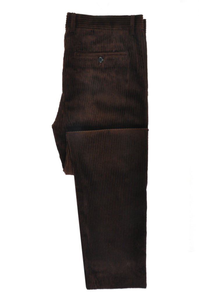 AMI Alexandre Mattiusi Brown Whale Corduroy Pants