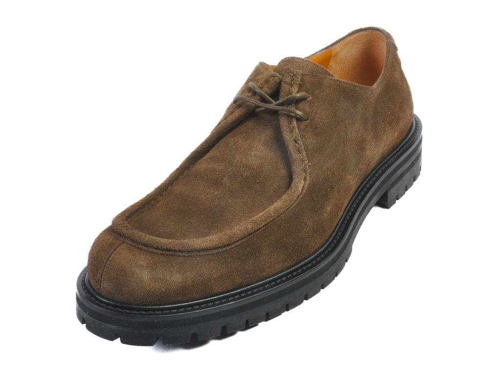 Mr P’s Jacques Brown Suede Commando Sole Shoes