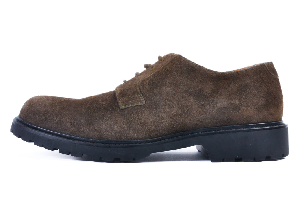 Mr P’s Jacques Green Suede Commando Sole Shoes