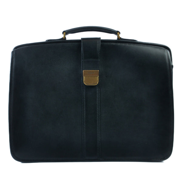 Coach Black Leather Briefcase