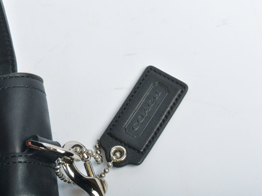 Coach Black Leather Briefcase