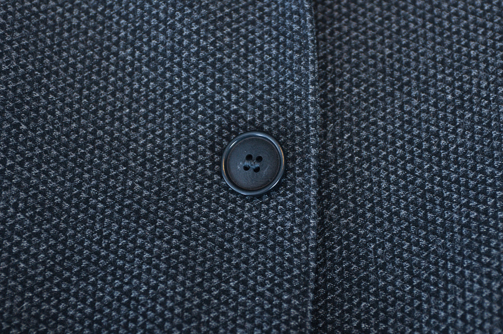 Giorgio Armani Charcoal Grey Knit Upton Blazer