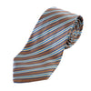 Stefano Ricci Brown Striped Silk Tie