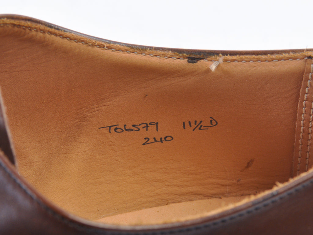 Peale and Co for Brooks Brothers Brown Cap Toe Oxfords