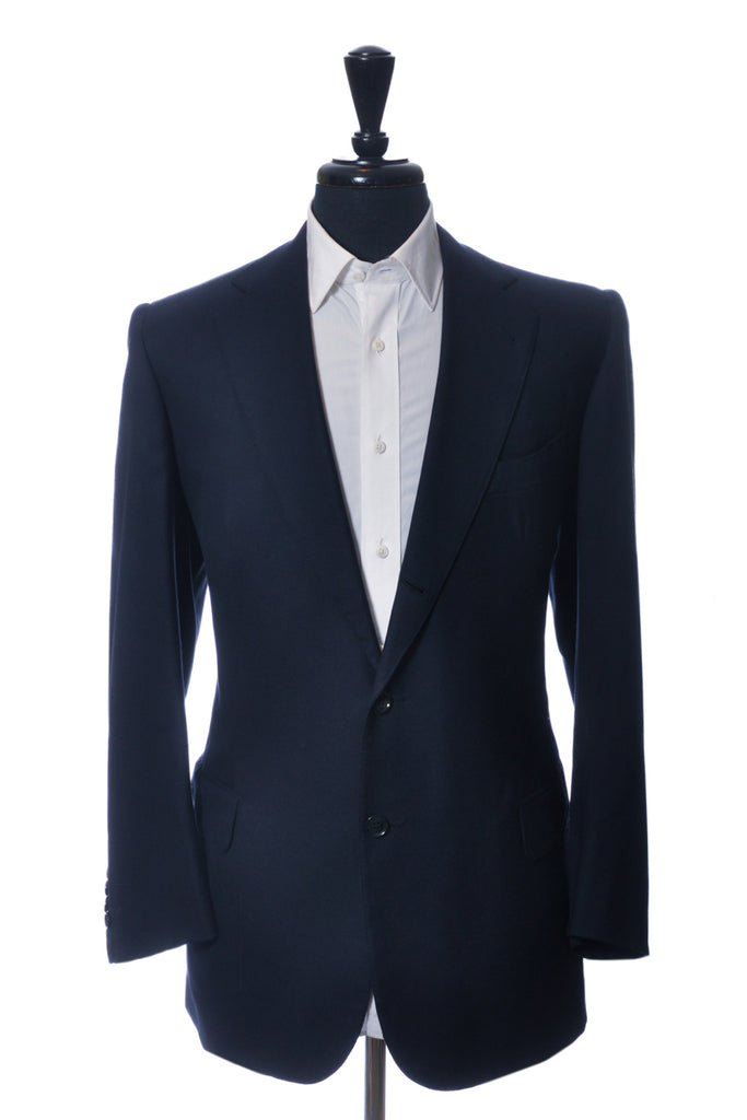 Gianni Campagna Vintage Navy Blue Wool Blazer