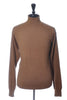 Faconnable Brown Merino Wool Roll Neck Sweater