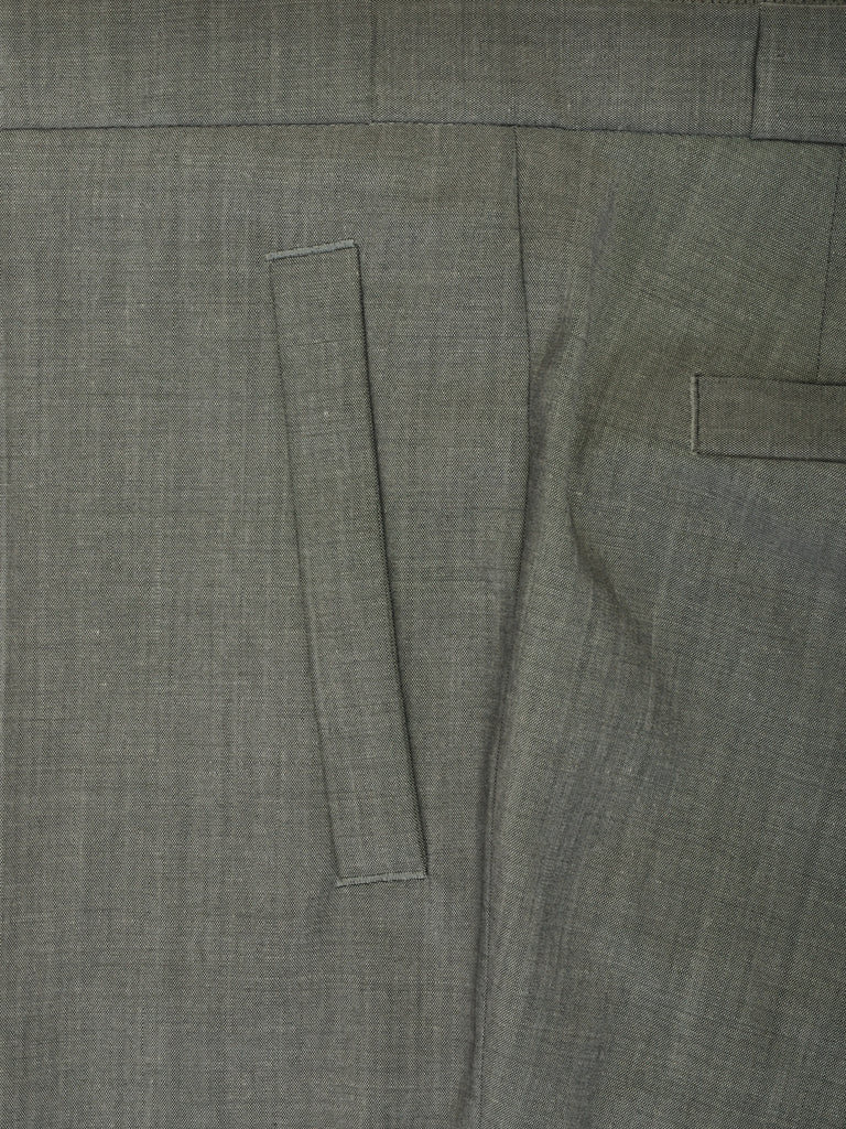 Hugo Boss Grey Mohair Wool Braydon Pants