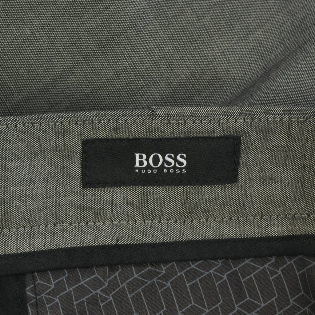 Hugo Boss Grey Mohair Wool Braydon Pants