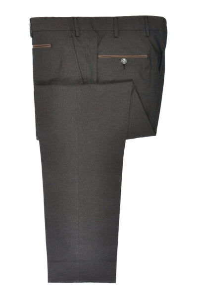 Vigano 1959 Brown Stretch Cotton Pants