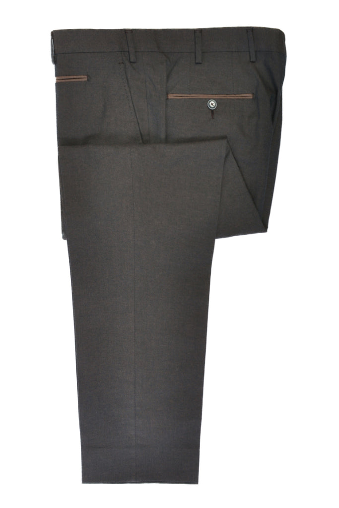 Vigano 1959 Brown Stretch Cotton Pants