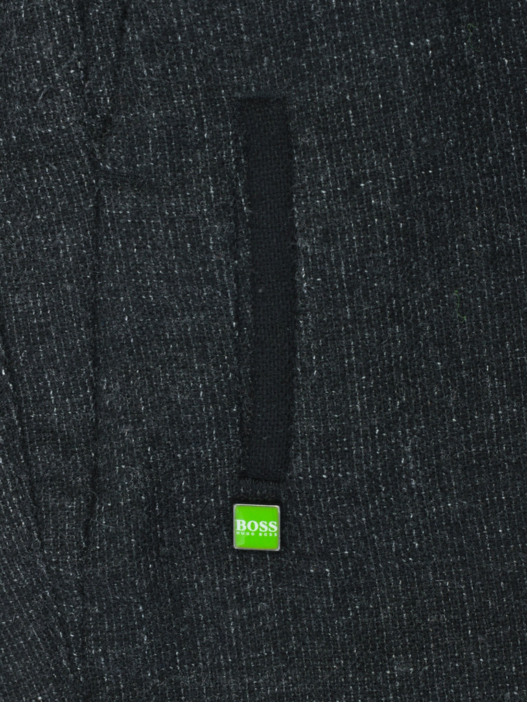 Hugo Boss Charcoal Grey Flannel Slim Fit Loomes-1 Pants