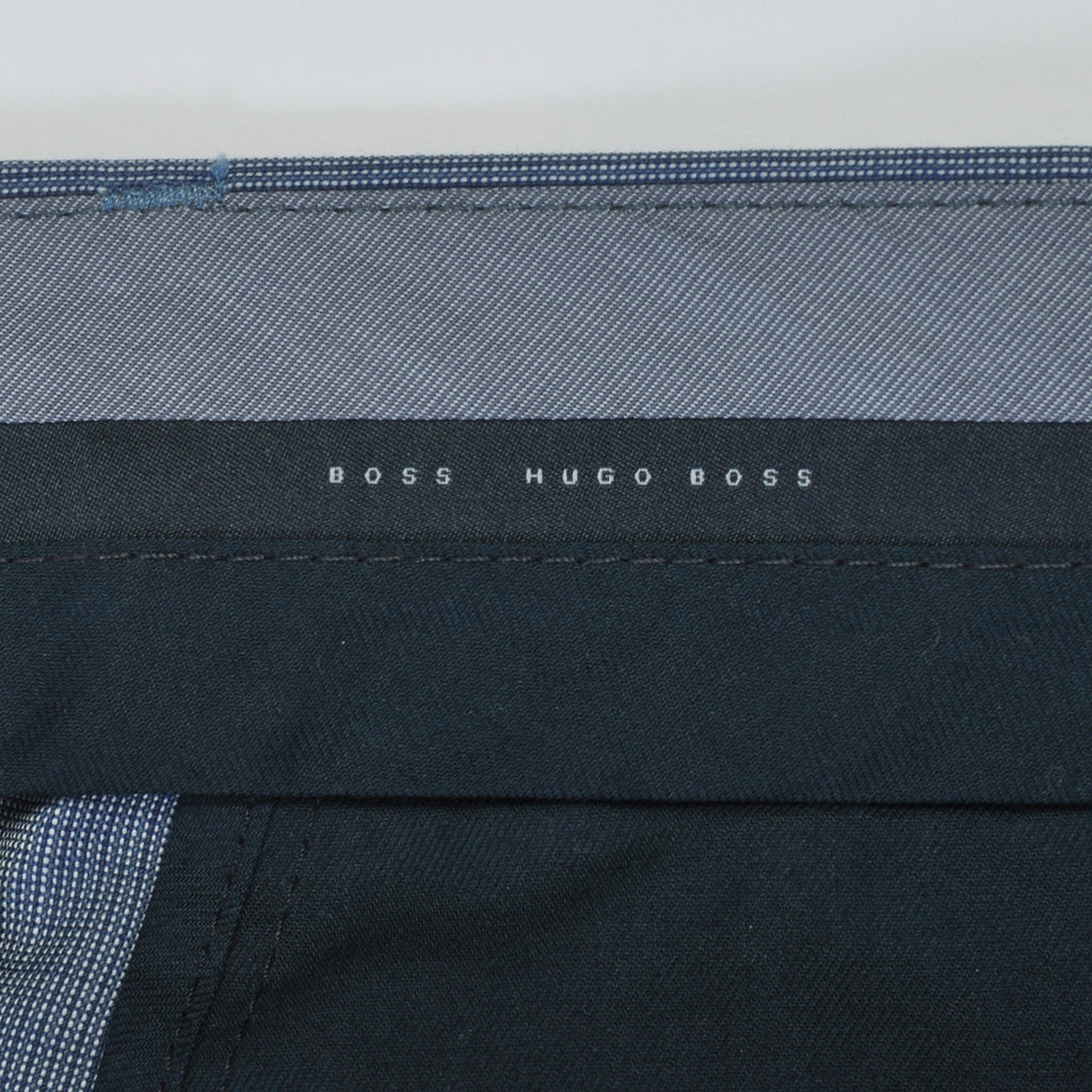 Hugo Boss Slate Blue Melancy Slim Fit Pants