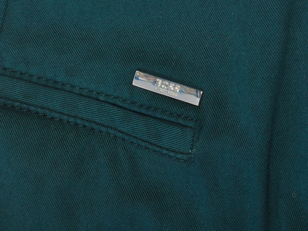 Hugo Boss Emerald Green Rice 3-D Chinos