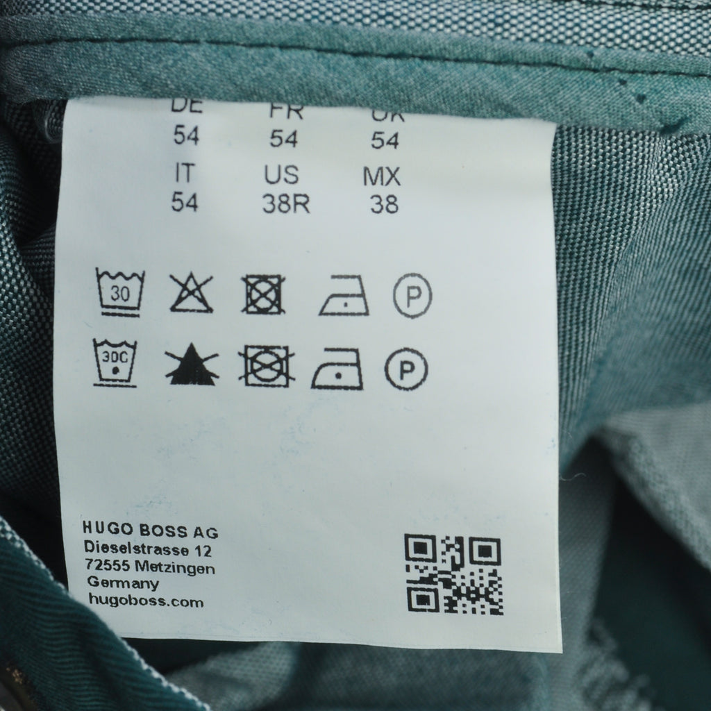 Hugo Boss Emerald Green Rice 3-D Chinos