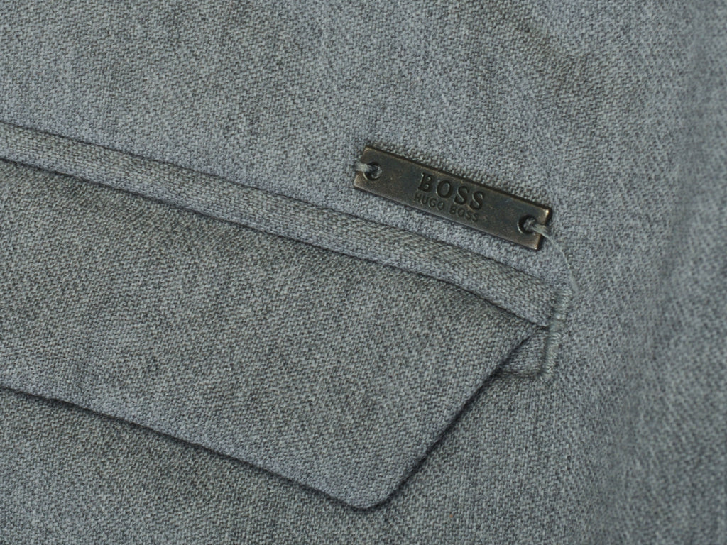 Hugo Boss Grey Kiro-B1 Drawstring Pants