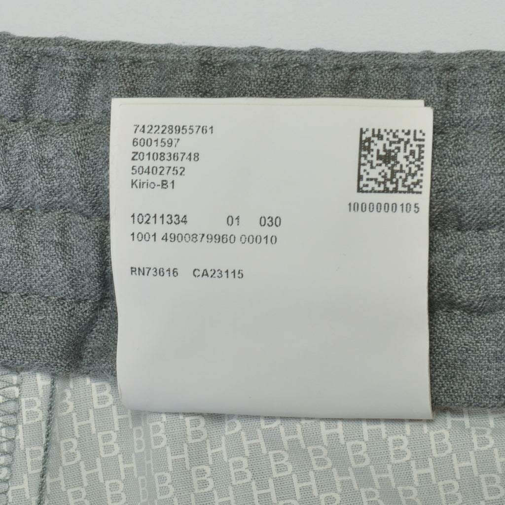 Hugo Boss Grey Kiro-B1 Drawstring Pants