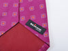 Kiton Fuschia Geometric Silk Tie