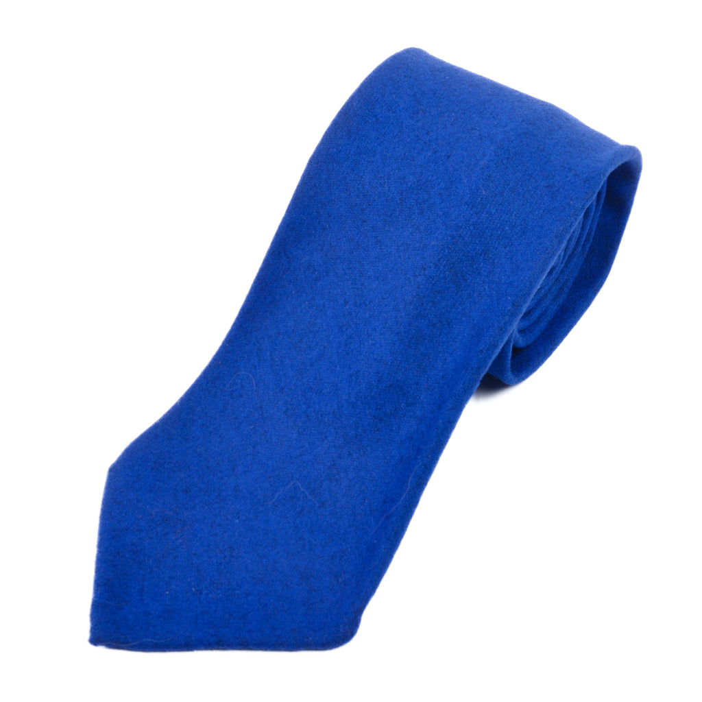 E.G. Cappelli Napoli Royal Blue Wool Tie