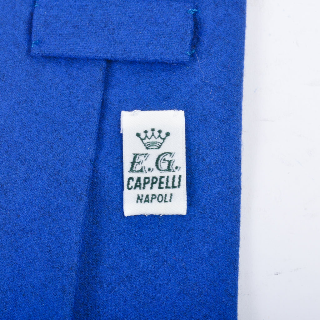 E.G. Cappelli Napoli Royal Blue Wool Tie