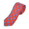 Ted Baker Bold Orange Geometric Italian Silk Tie