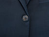 Kiton Dark Blue 14 Micron Wool Suit