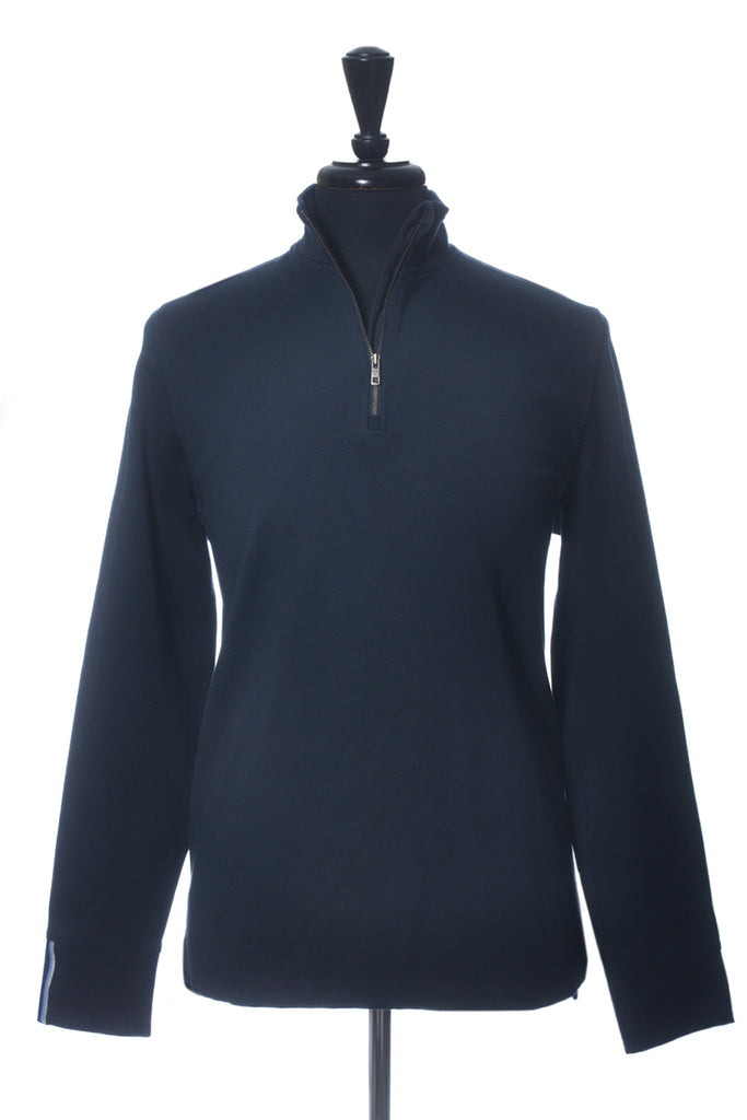 Kit & Ace Navy Blue Quarter Zip Jacket