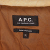 A.P.C. Bronze Shearling Collar Jacket