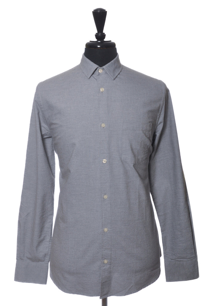 Filippa K Grey Tim Regular Fit Oxford Shirt