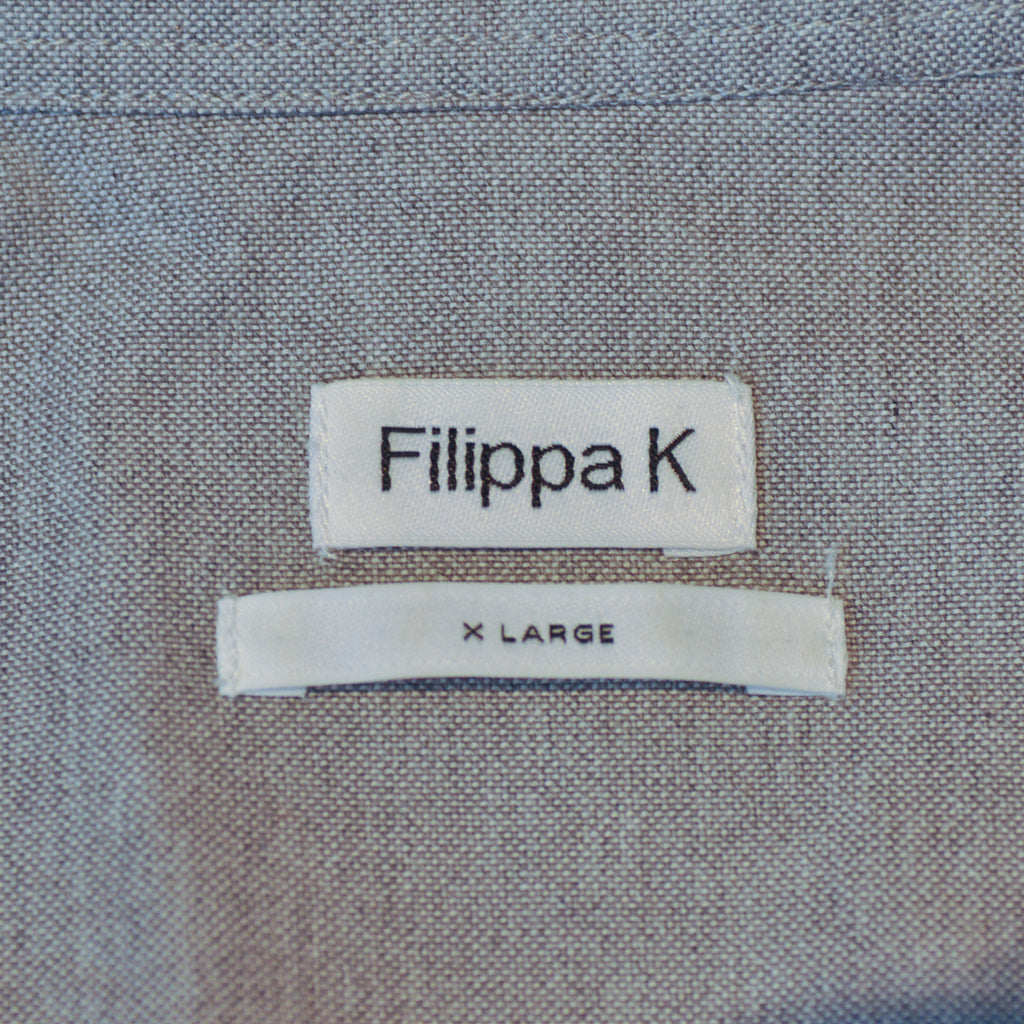 Filippa K Grey Tim Regular Fit Oxford Shirt